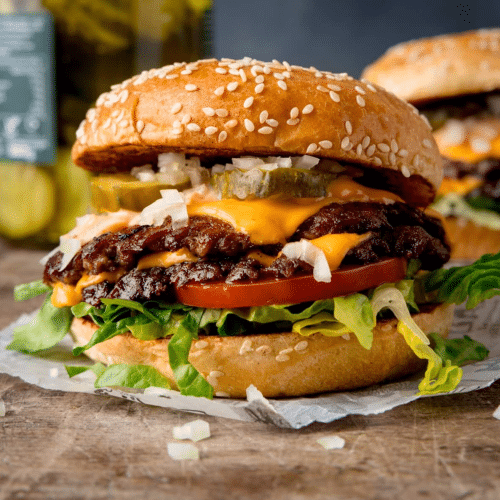 Hot Smash Burger Menü (scharf)