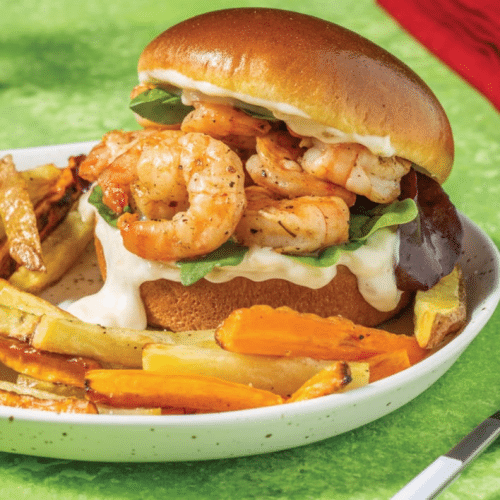 Jack's meeresfrüchte-Burger Menü