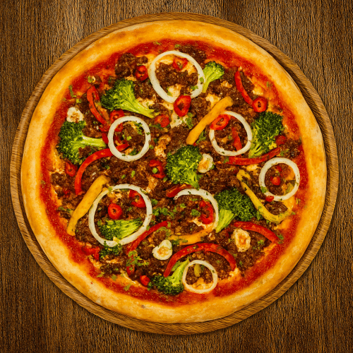 Pizza Mössli (scharf)