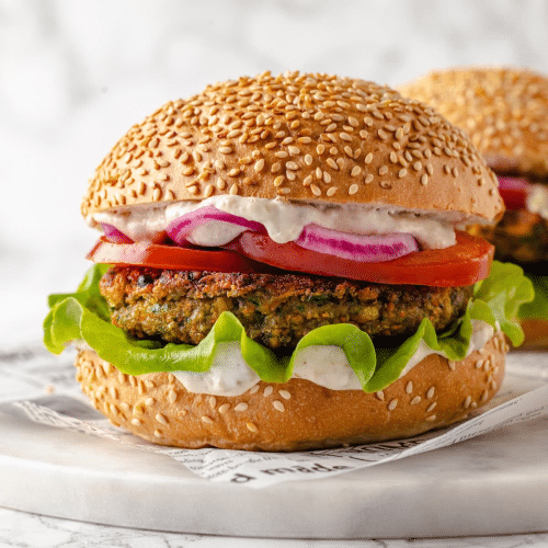 Sai's Veggie Deluxe Smash Burger