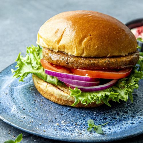 Sai's Veggie Smash Cheeseburger