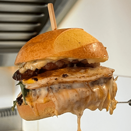 Burger O'Tennis avec frites