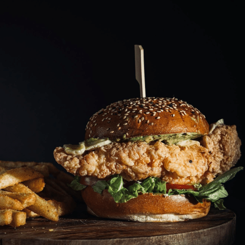 Crispy Chicken maison avec frites