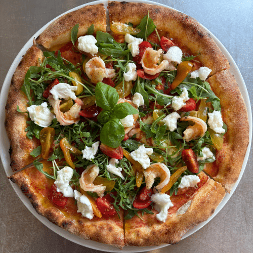 Pizza Saint Antonio (Crevetten)