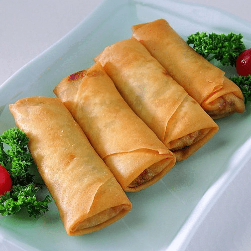 Deluxe Frühlingsrollen  Hähnchen  (4 Stück)