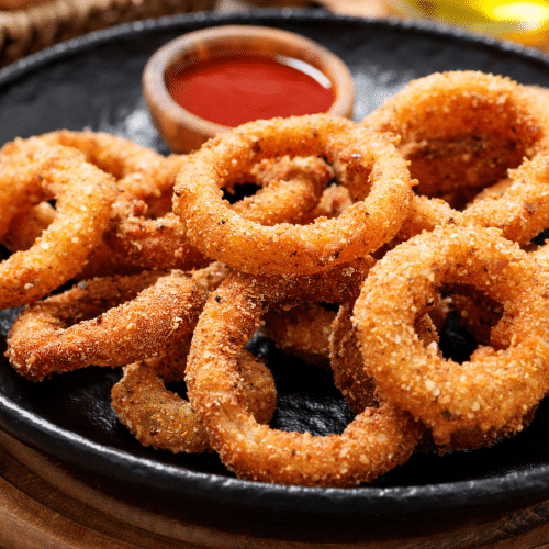 Beer Battered Onion Rings (10 Stück)