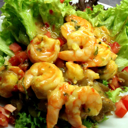 Crevetten Salat