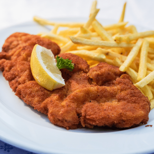 Hausgemachtes Pouletschnitzel