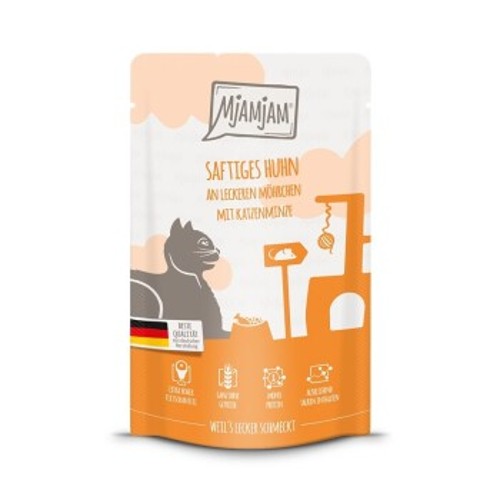 MjAMjAM Nassfutter Katze Adult Huhn und Möhrchen 125g