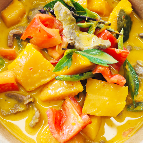 Rotes Herbst Curry