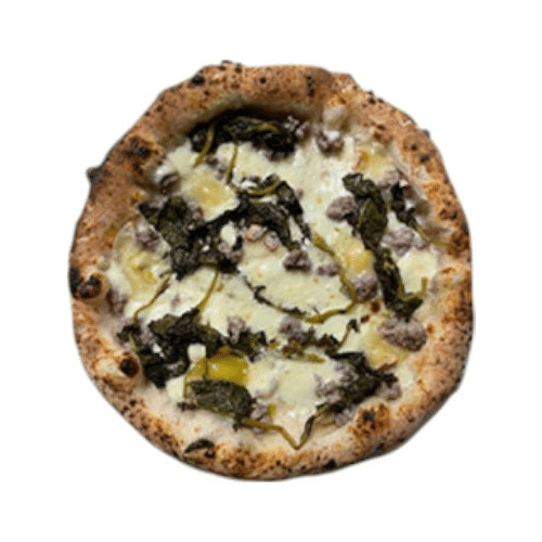Pizza Fritte Salsiccia e Friarielli (scharf)