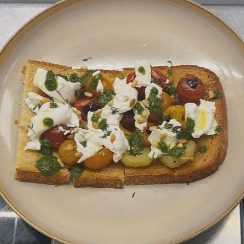 Bruschettone mit dreierlei Tomaten