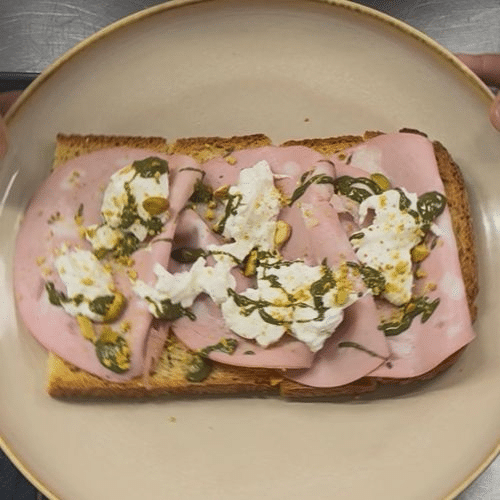 Bruschettone mit Mortadella Bologna IGP