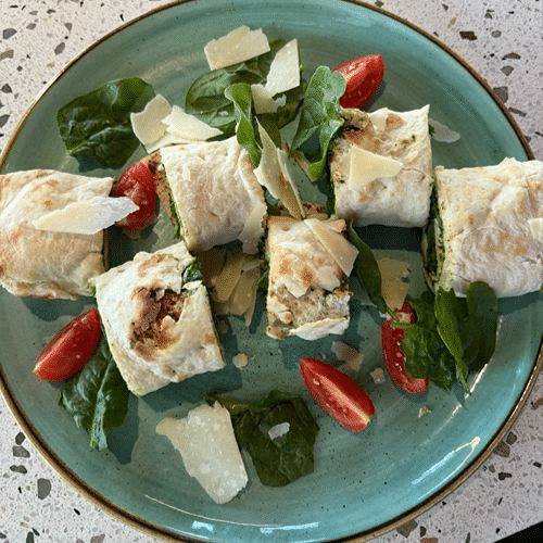 Rotolino Vegetariana gerollte Pizza