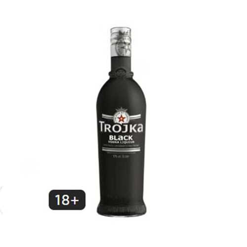 Trojka Black Vodka Likör 0,7l
