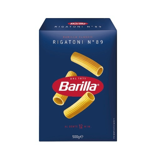 Barilla Rigatoni n.89 Al Dente 12 Min. 500g
