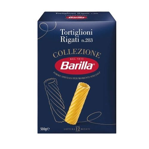 Barilla Tortiglioni Rigati  500g Cottura 12 Minuti