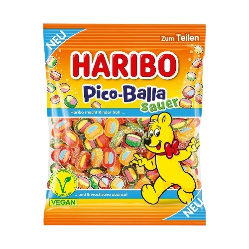 Haribo Pico-Balla Sauer Vegan 160g