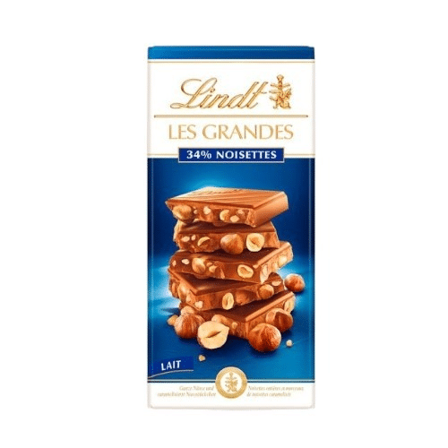 Lindt Les Grandes 34 Noisettes Lait 150g