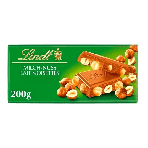 Lindt Milch-Nuss Lait Noisettes 200g