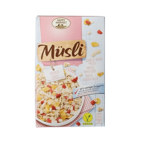 Musli Erdbeer Kokos Vegan 500g