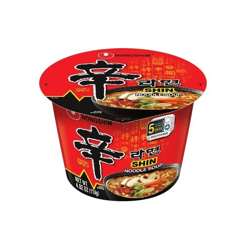 Nongshim Big Bow Gourmet Spicy  Vegan  114g