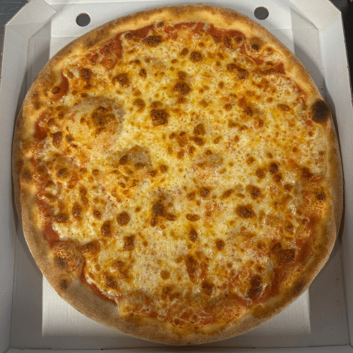 Stellen Sie Ihre eigen Pizza zusammen.
