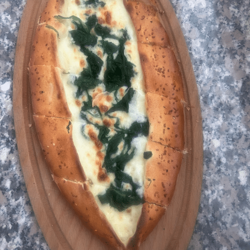 Pide mit Spinat
