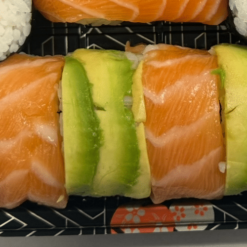 Lachs Rainbow Roll (8 Stück)