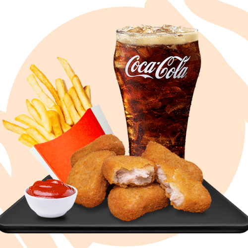 Chicken Nuggets (6 Stück) Menü