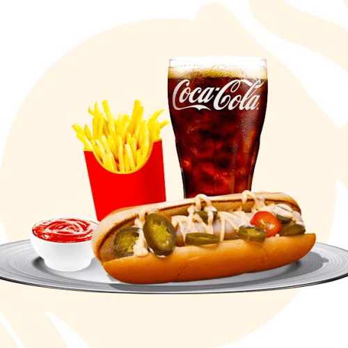 Chili Dog XXL (Schweinsbratwurst) Menü