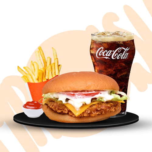 Crispy Chicken Burger Menü