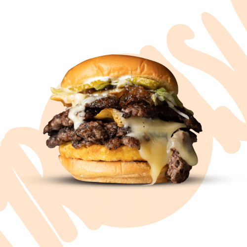 Double Raclette Smash Burger