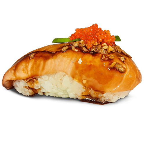 Nigiri Saumon Braisé / Spice Mayo Spicy / Citron (2 Stück)