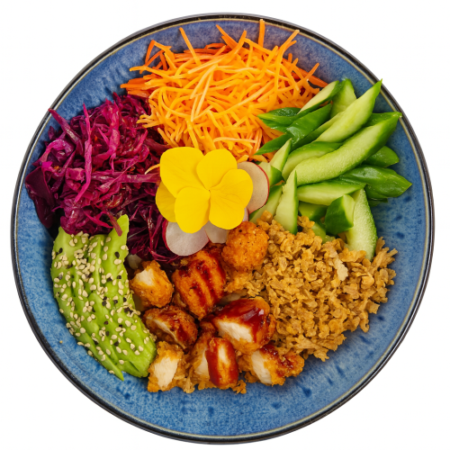 Poke Bowl Crispy Chicken
