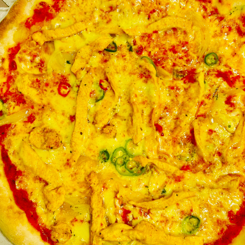 Pizza Pollo (scharf)