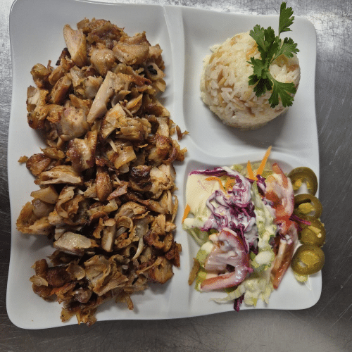 Pouletkebap Teller
