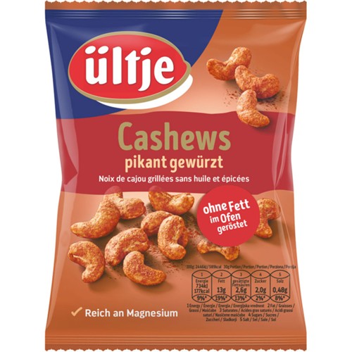 Ueltje Cashews Pikant gewuerzt 150g