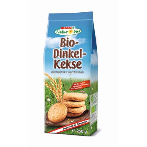 SPAR Natur Pur Bio Dinkelkekse 250g