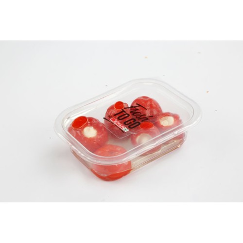 Kirschpaprika gefüllt mit Frischkäse 100g