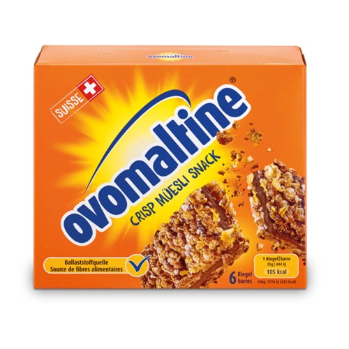 Ovomaltine Crisp Mueesli Snack 6x25g