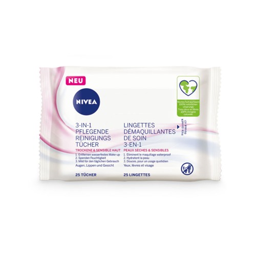 Nivea Visage Reinigungstücher flegen 25Stk.