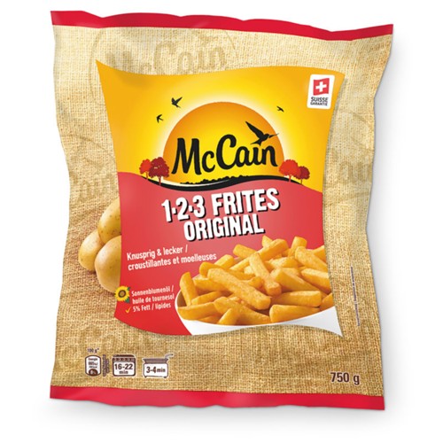 Mccain 1-2-3 Frites 750g