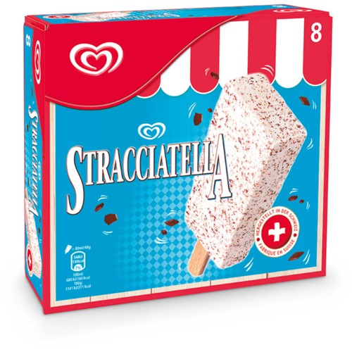 Lusso Stracciatella 8x80g