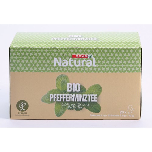 SPAR Natural Bio Pfefferminztee 20 Bt