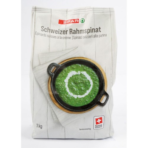 SPAR Rahmspinat Suissegarantie 1kg