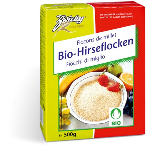 Zwicky Bio Knospe Hirseflocken 500g