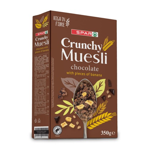 SPAR Crunchy Muesli Choco Banane 350g