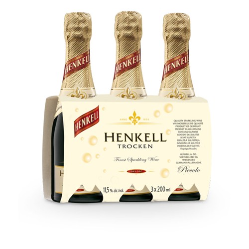 Henkell Trocken Sec Piccolo 3x0,2l