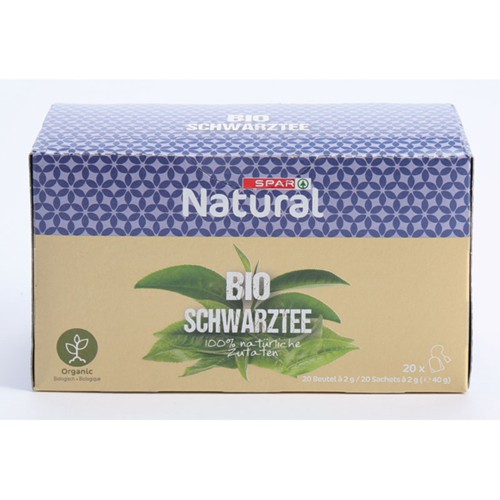 SPAR Natural Bio Schwarztee 20 Bt